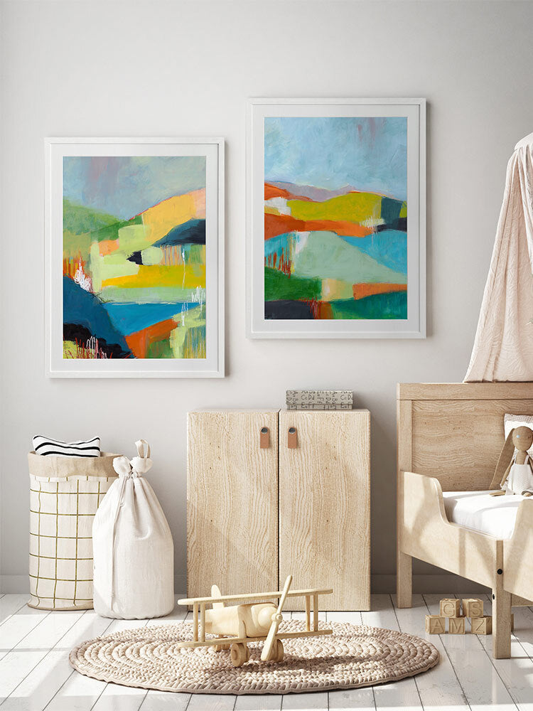 Coastal Hills Framed Art Print | Lifestyle