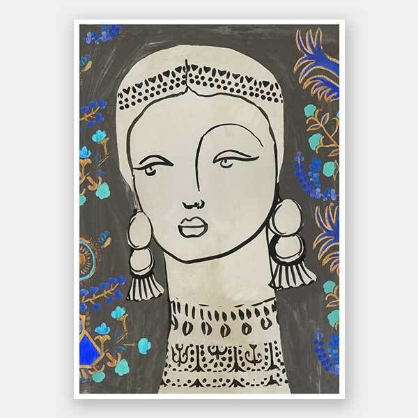 Selene Unframed Art Print