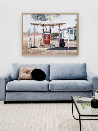 Sheep Station Framed Art Print | Lifestyle