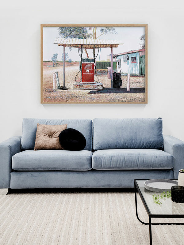 Sheep Station Framed Art Print | Lifestyle