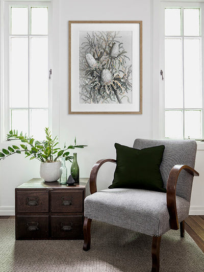 Banksia Framed Art Print | Lifestyle