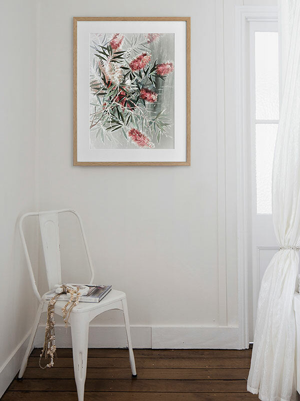Myrtle Framed Art Print | Lifestyle