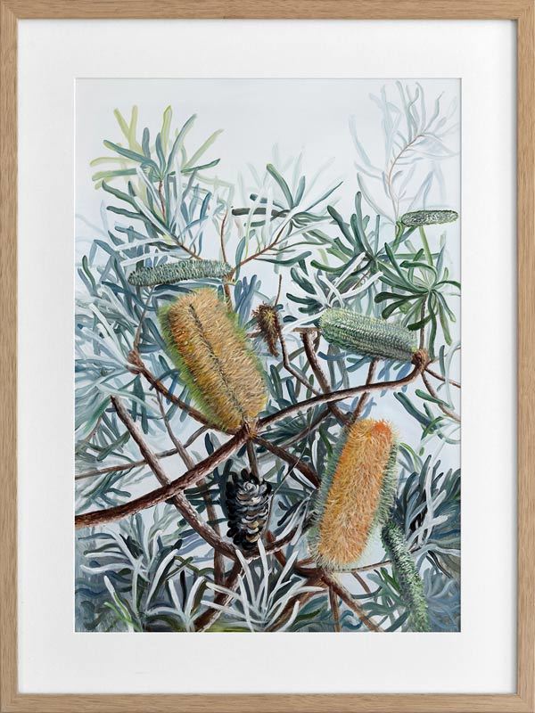 Yellow Wing Framed Art Print