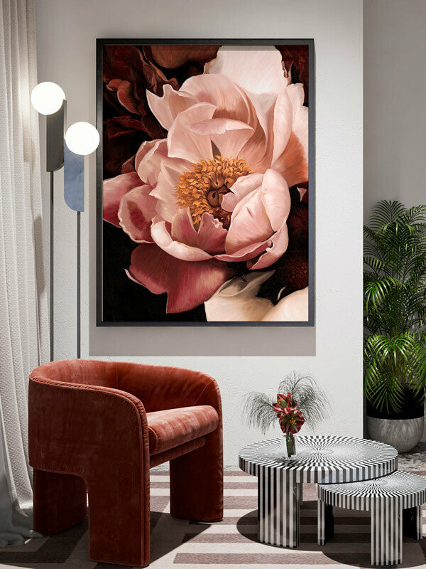 Flourish Framed Art Print | Lifestyle