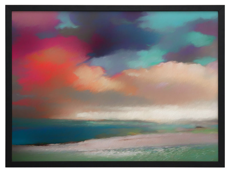 Cloudy Bay Framed Art Print