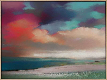 Cloudy Bay Canvas Art Print