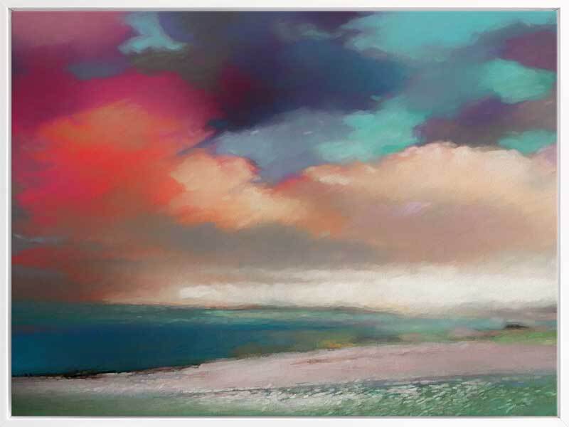 Cloudy Bay Canvas Art Print