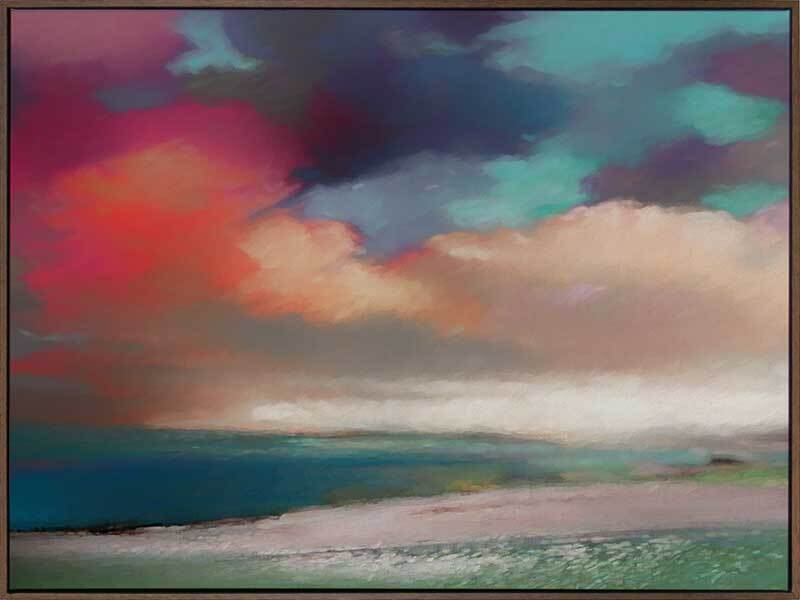 Cloudy Bay Canvas Art Print