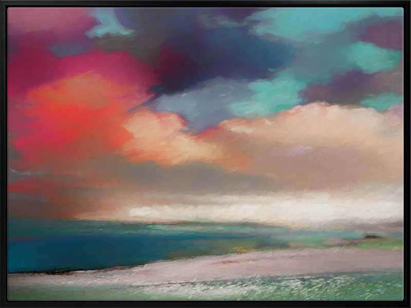 Cloudy Bay Canvas Art Print