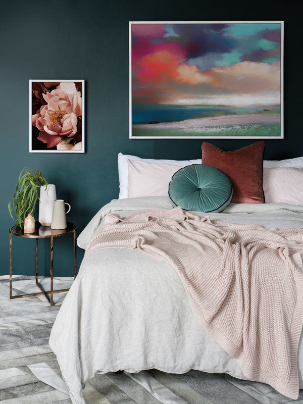 Cloudy Bay Canvas Art Print