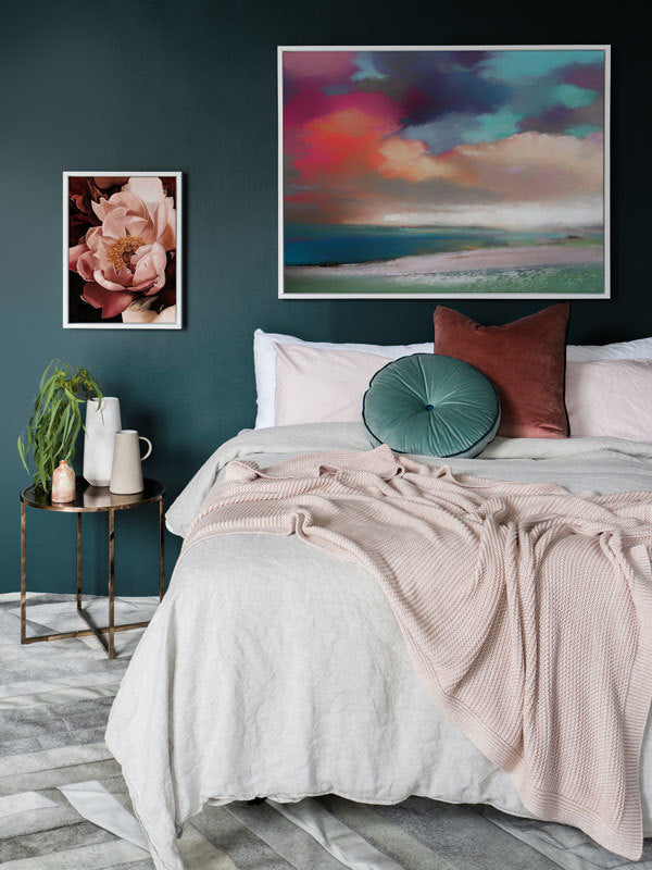 Cloudy Bay Canvas Art Print | Lifestyle