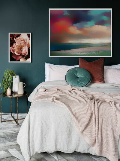 Cloudy Bay Framed Art Print | Lifestyle