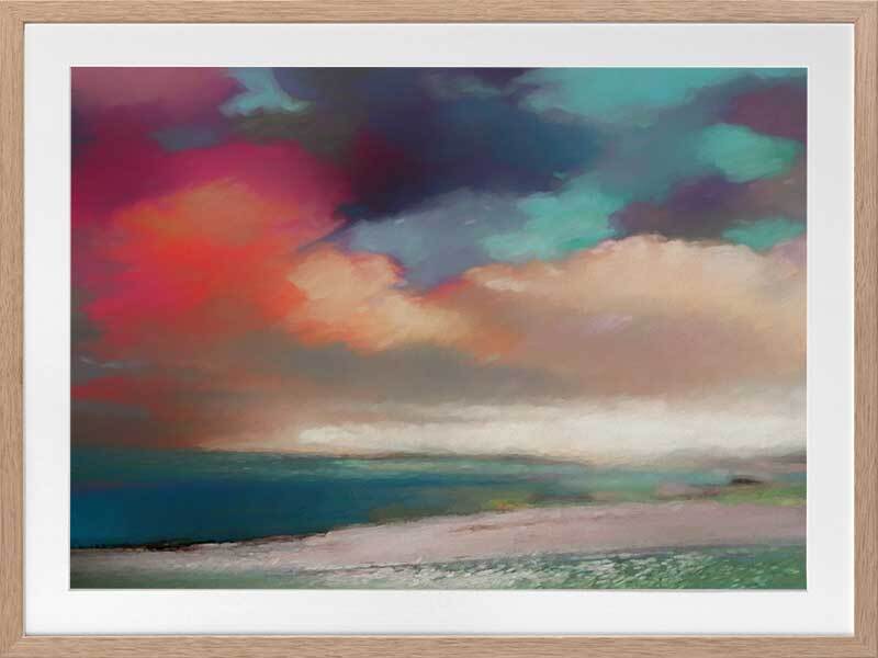 Cloudy Bay Framed Art Print