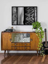 Wabi-Sabi Charcoal Framed Art Print | Lifestyle