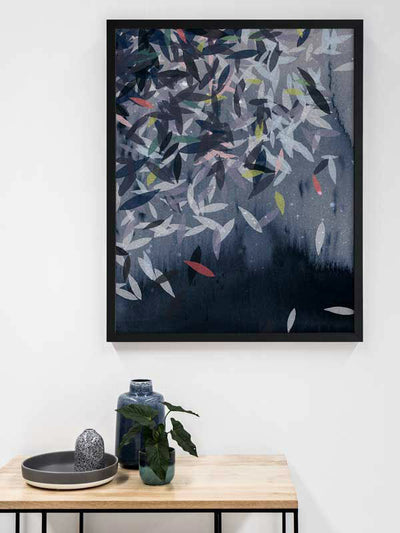 Winter Rain Framed Art Print | Lifestyle