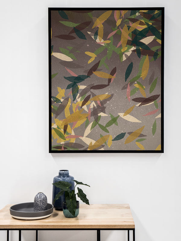 Autumn Rain Canvas Art Print