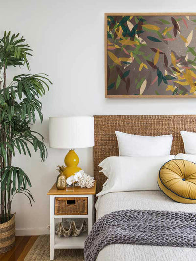 Autumn Rain Framed Art Print | Lifestyle