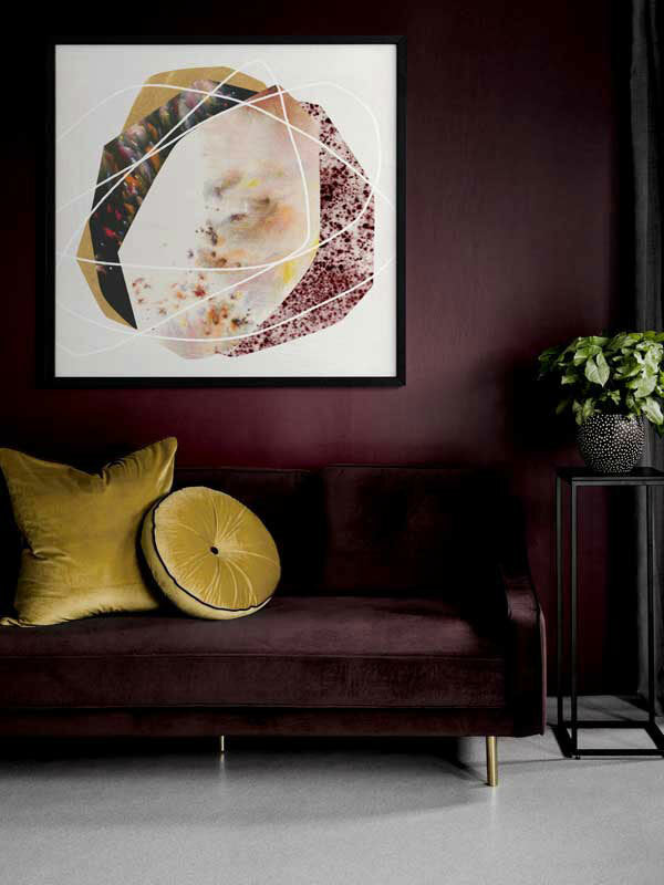 Fire Opal Framed Art Print | Lifestyle