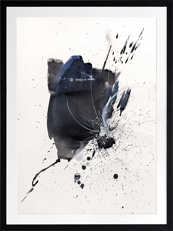 Breaking Tide Poster Framed Art Print