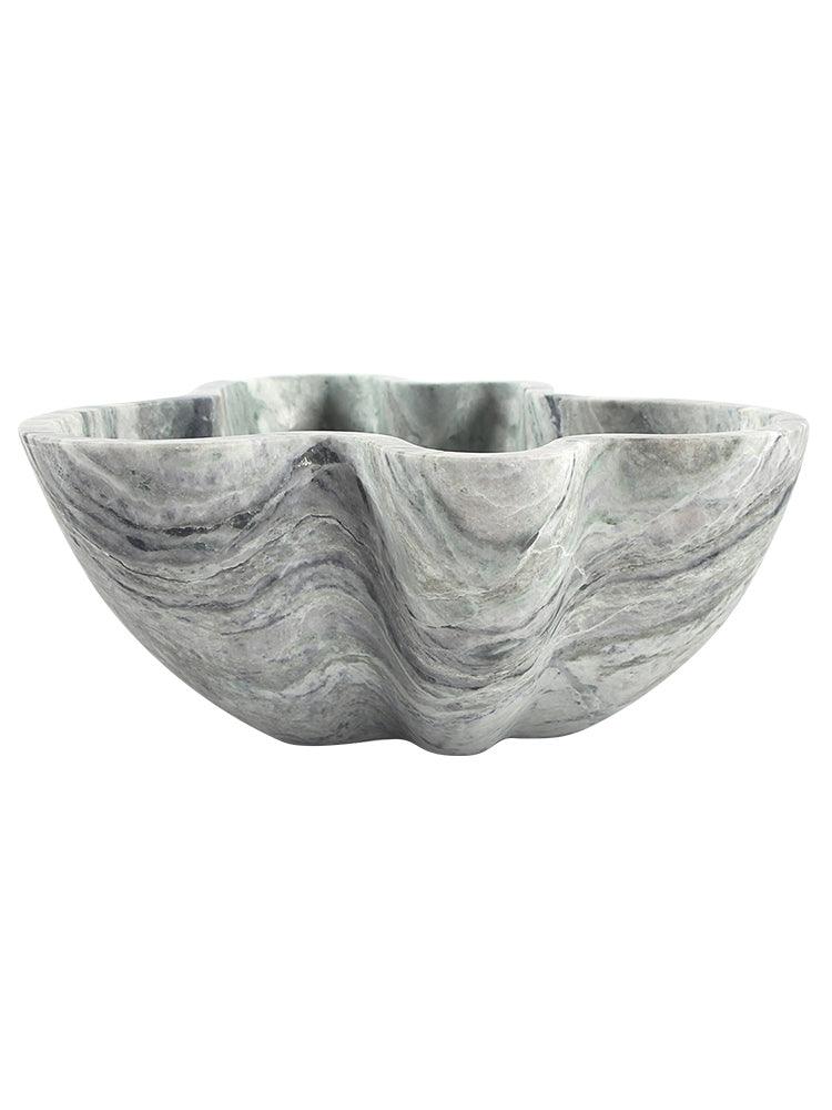 Verve Decorative Bowl in Marble - Jade Green