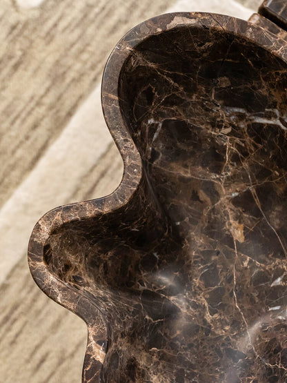 Verve Decorative Bowl in Marble - Dark Emperador