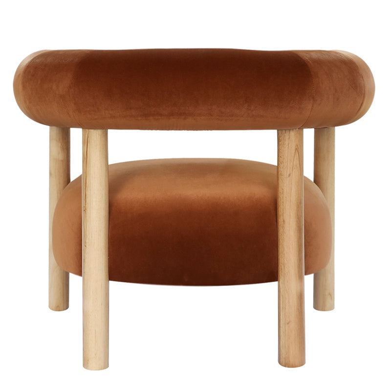 Rocco Chair - Velvet Burnt Caramel