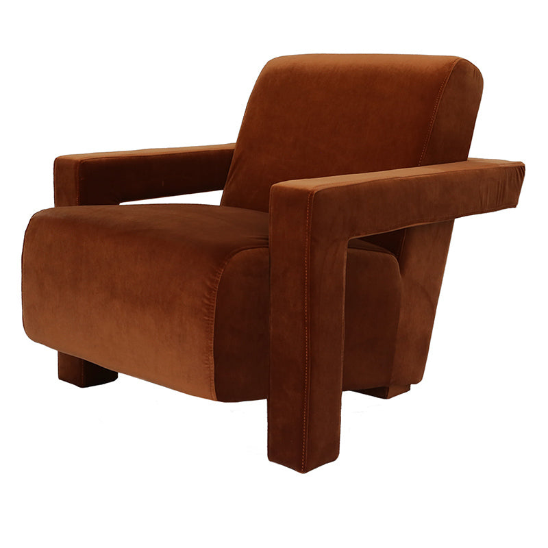 Blaise Armchair - Velvet Burnt Caramel