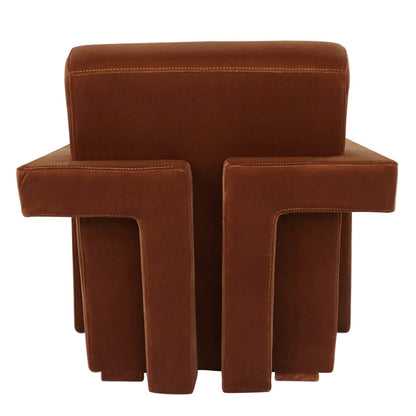 Blaise Armchair - Velvet Burnt Caramel