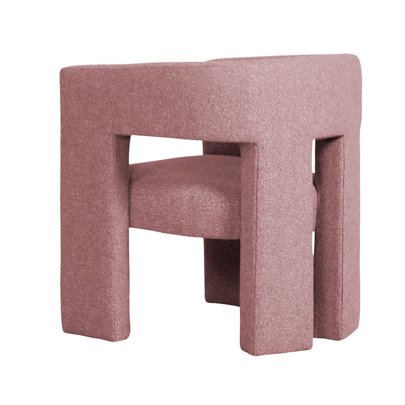 Bella Armchair - Weave Dusty Pink