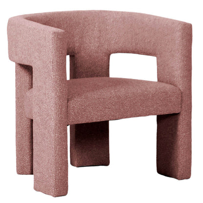 Bella Armchair - Weave Dusty Pink