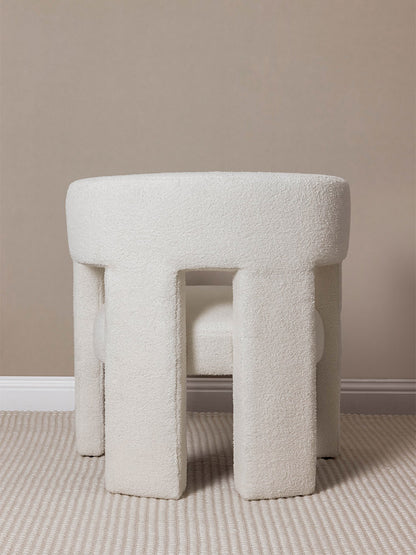 Bella Armchair - Boucle Curl White