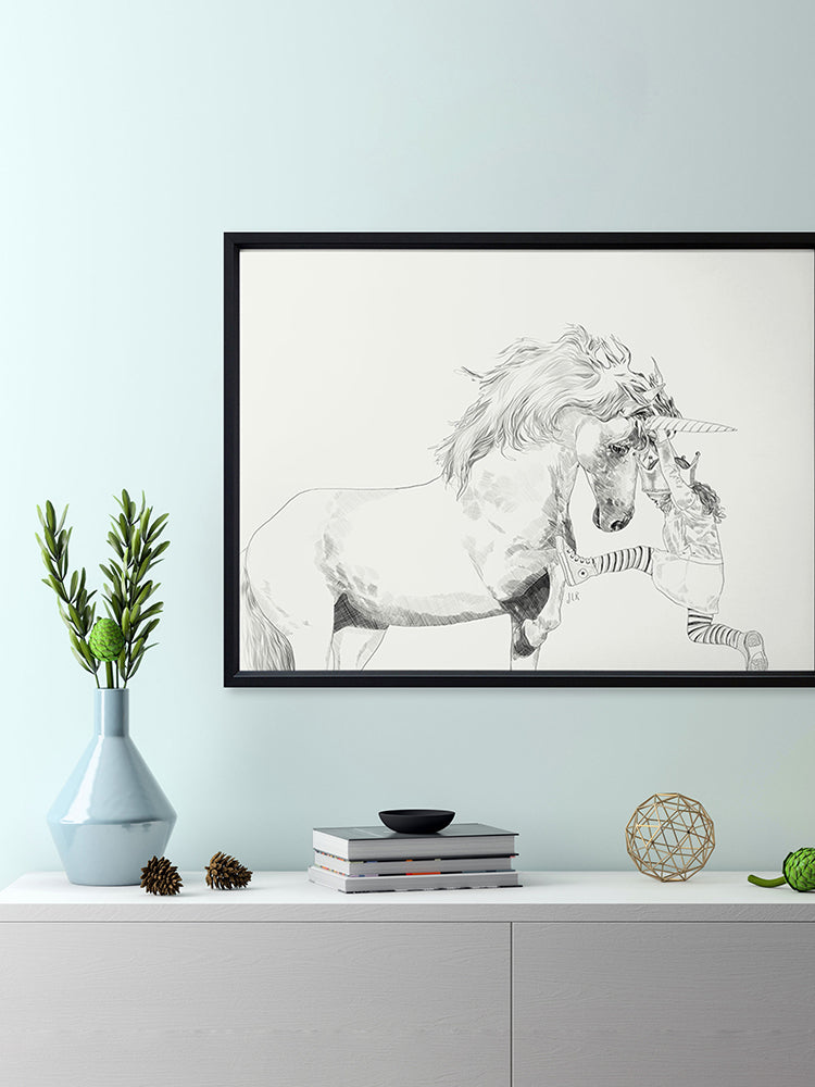 A Bigger World II Poster Framed Art Print | Lifestyle