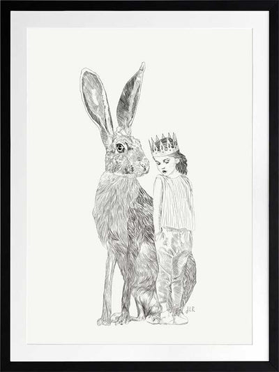 A Bigger World Poster Framed Art Print