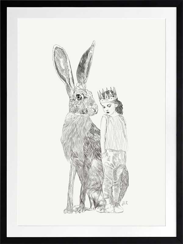 A Bigger World Poster Framed Art Print