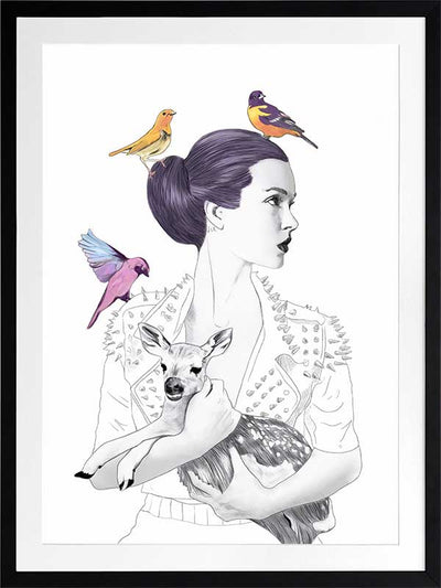 Princess Pike Poster Framed Art Print