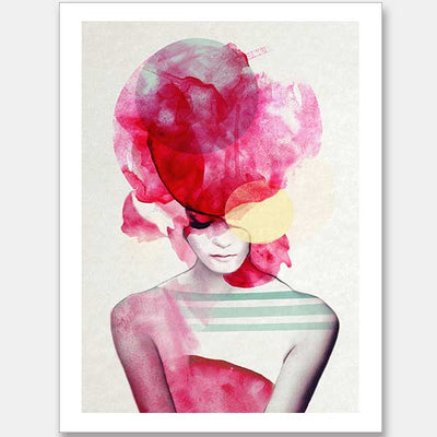 Bright Pink II Unframed Art Print