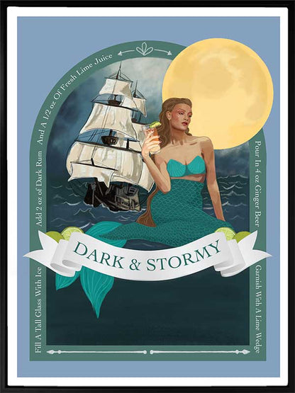 Dark and Stormy Canvas Art Print