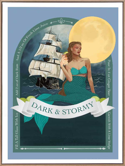 Dark and Stormy Canvas Art Print