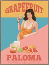 Grapefruit Paloma Canvas Art Print