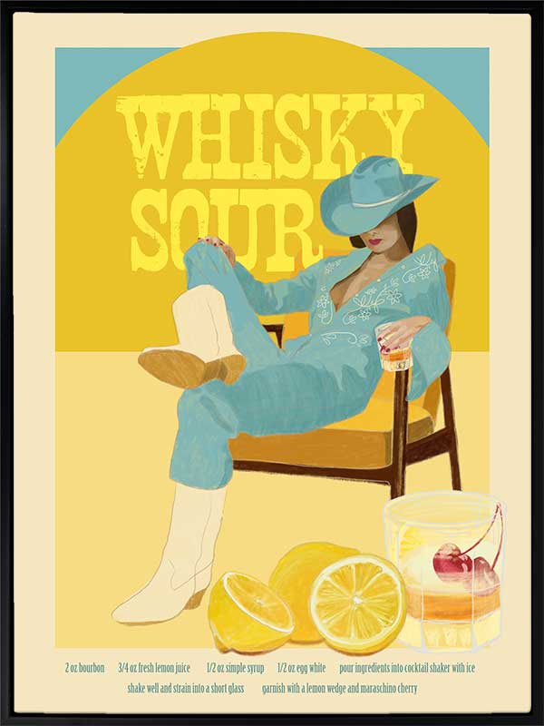 Whisky Sour Canvas Art Print