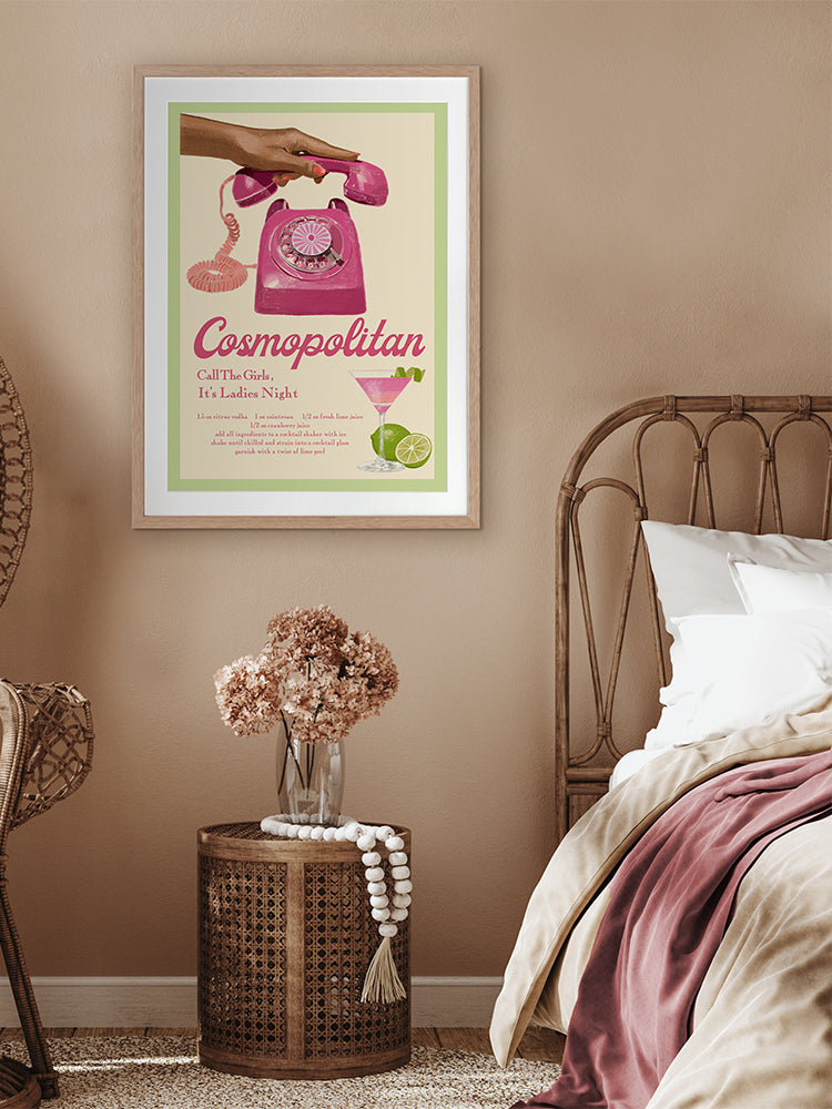 Cosmopolitan Poster Framed Art Print | Lifestyle