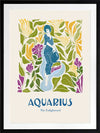 Aquarius Rectangle Poster Framed Art Print