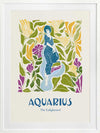 Aquarius Rectangle Poster Framed Art Print