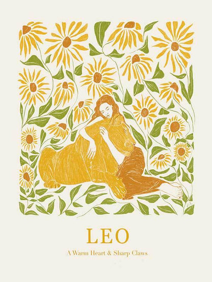 Leo Rectangle Canvas Art Print