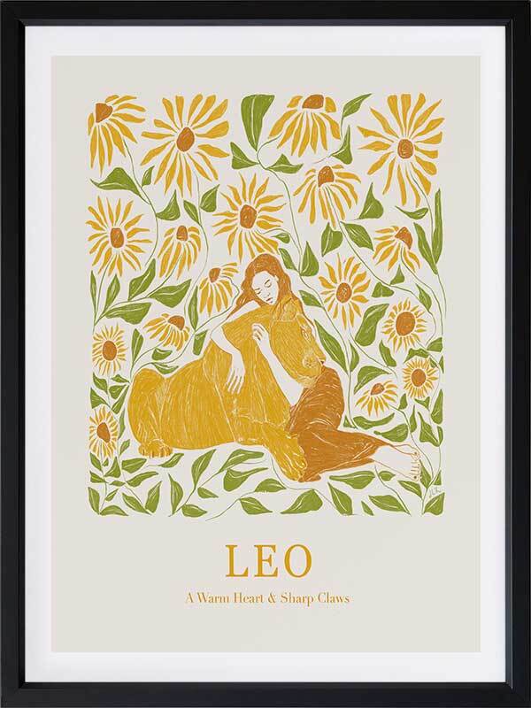 Leo Rectangle Poster