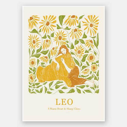 Leo Rectangle Unframed Art Print