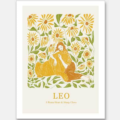 Leo Rectangle Unframed Art Print