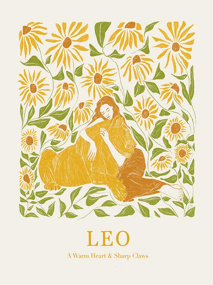 Leo Rectangle Canvas Art Print