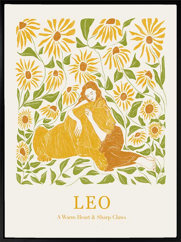 Leo Rectangle Canvas Art Print