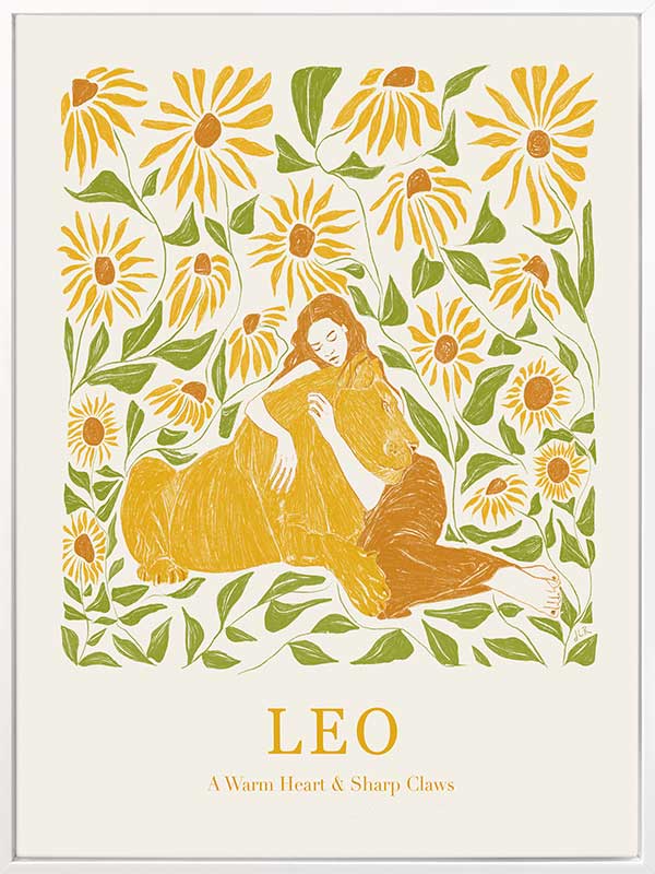 Leo Rectangle Canvas Art Print